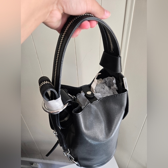 NWOT Calvin Klein Black Backpack Sleek Minimalist Design - Picture 6 of 9